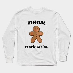 Official Cookie Taster Long Sleeve T-Shirt